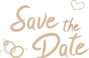 Save the Date illustration