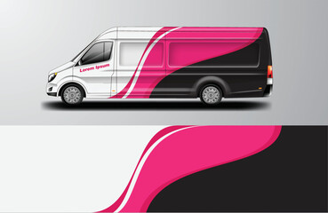 Car Wrap Van Design Vector