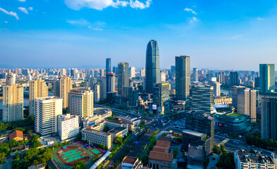 The Urban Environment of Sanjiangkou, Ningbo, Zhejiang Province, China