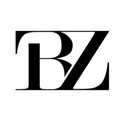 Monogram Logo vector Initial Letters BZ