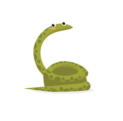 Cartoon snake. Reptile. Cartoon character. cute kind snake - 549218000