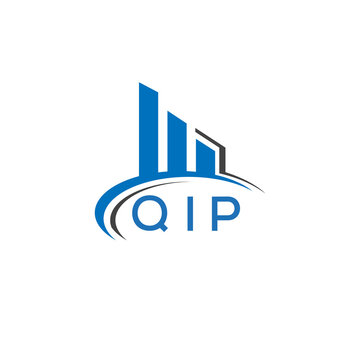QIP letter logo. QIP blue image. QIP Monogram logo design for entrepreneur and business. QIP best icon.	
