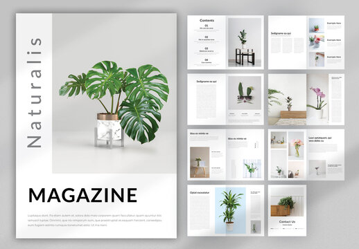 Naturalis Magazine Layout