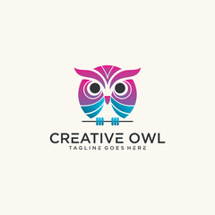 Creative and modern owl logo design