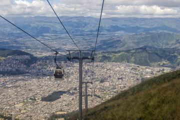 Quito cable car, Pichincha Province, Ecuador