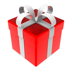 3d illustration of a gift box with bow