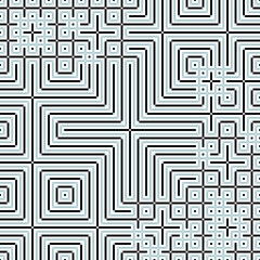 Abstract lines Maze generative art background art illustration
