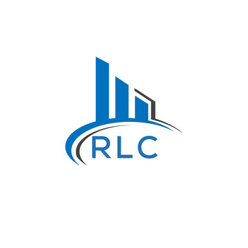 RLC letter logo. RLC blue image. RLC Monogram logo design for entrepreneur and business. RLC best icon.	
