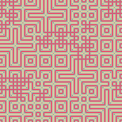 Abstract lines Maze generative art background art illustration