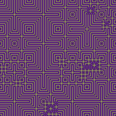 Abstract lines Maze generative art background art illustration