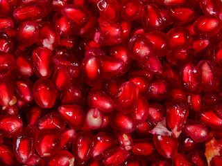 red pomegranate seeds