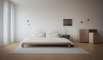 interior luxury comfortable bedroom