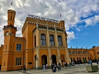 Fototapeta na wymiar Breslau Hauptbahnhof / Wroclaw Hauptbahnhof (Polen)