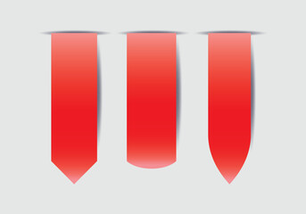 Hand drawn ribbon poster design element vector design. Editable.