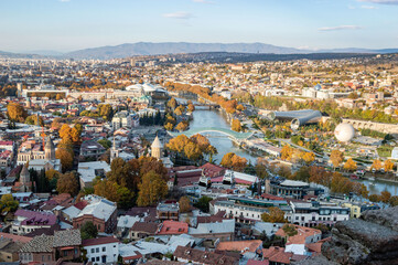 view of the city Tbilisi
