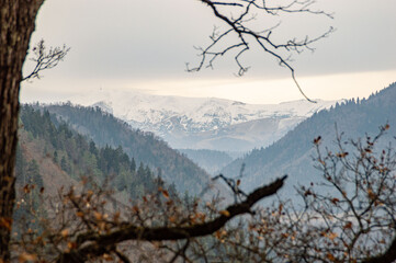 winter in the mountains