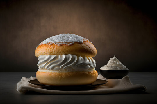 swedish semla pastry