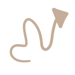 Abstract sign hand drawn vector element