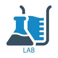 lab laboratory icon vector illustration
