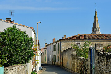 Sainte Marie de Re; France - october 25 2022 : picturesque village