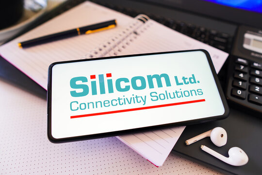 November 26, 2022, Brazil. In this photo illustration, the Silicom Ltd logo is displayed on a smartphone screen.