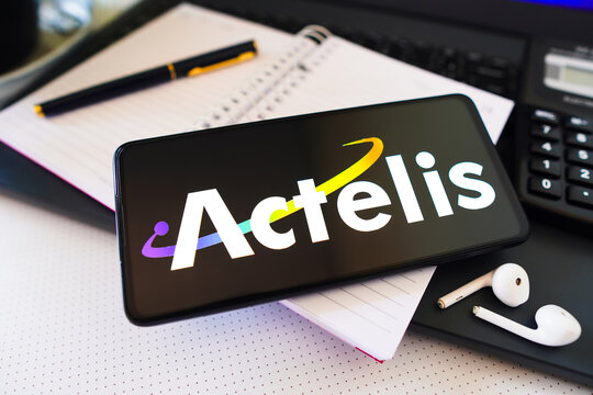 November 26, 2022, Brazil. In this photo illustration, the Actelis Networks logo is displayed on a smartphone screen.