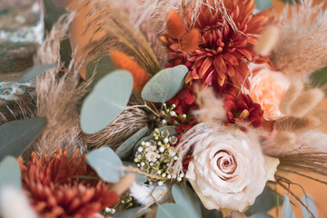 bouquet of flowers from wedding