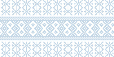 Obraz premium Thai Silk Fabric Pattern.THAI CRAFT Wallpaper, For Clothes, Shirts, Dresses and other textile products. Handwoven Textiles Thai Traditional Textiles.Vector Image