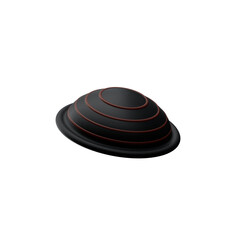 Bosu balance illustration 3D
