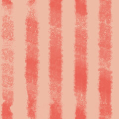 Seamless pattern of vertical abstract watercolor red strips. Watercolor print for clothes. Bright designer element.