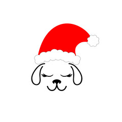 SANTA VECTOR ICON LOGO DESIGN
