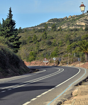 carretera en Mas Boquera, Tarragona