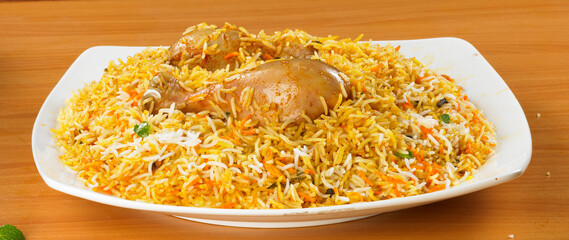 Hot and Spicy Chicken Biryani, A most famous food of Pakistan