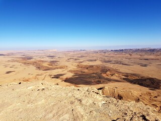 Fototapeta na wymiar Israeli desert and canyon