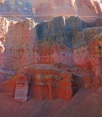 View of Racos volcanic crater in Brasov county, Romania, Europe