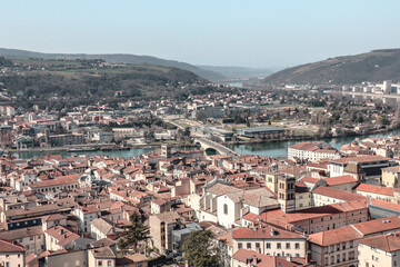 Fototapeta premium Vienne a beautiful old town in France.
