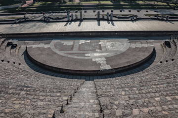 The Gallo-Roman theater in Lyon, France.