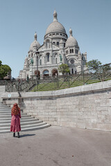 Sacre-Coeur basilica in Paris.