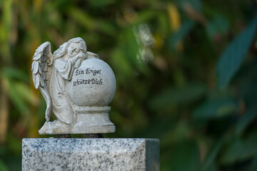 Friedhof, Grabstein, Statue