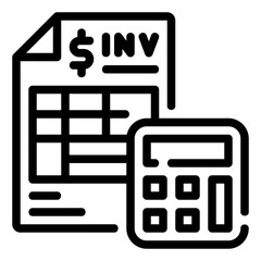 invoice line icon