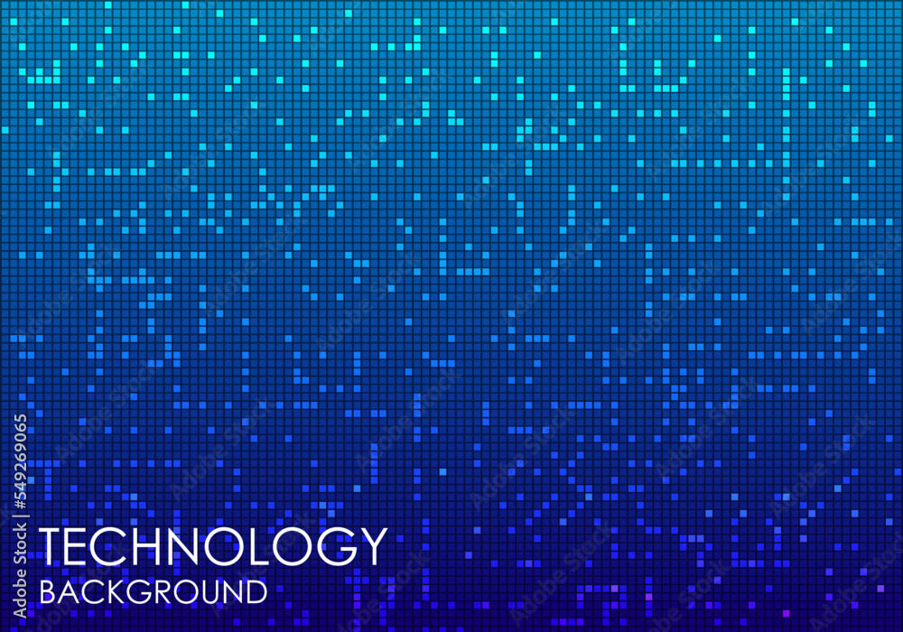 Poster background technology microchip showing the processing of a chip that works together by emitting lig