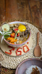 a typical sulawesi food called pallu basa