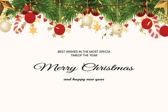 Elegant christmas background with happy new year design 28