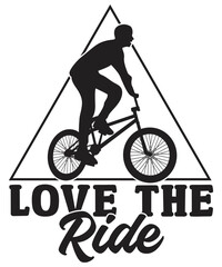 Naklejka premium Custom cycling vector template design