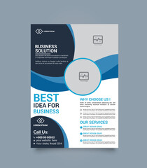 Modern Business Flyer Template Free Vector,  Flyer Template Layout Background Design