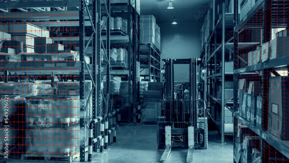 Poster augmented reality technology system in deft smart warehouse identify package picking and delivery . 