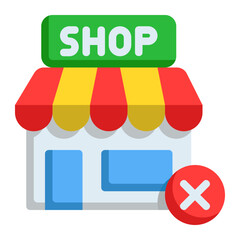 shop flat icon