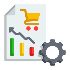 statistics flat icon