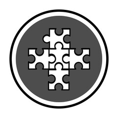 puzzle vector icon