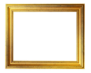 Gold frame,wooden frame
